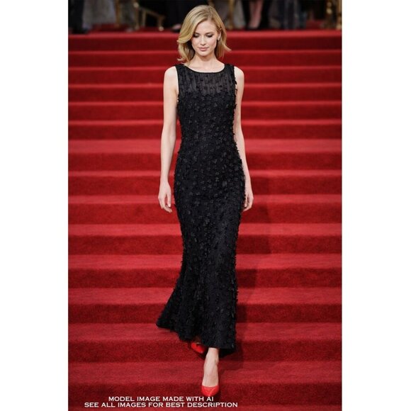 karl lagerfeld evening dresses Sexy Off-the-shoulder Thigh-high Slit Photoshoot Gown, Dark Green / S